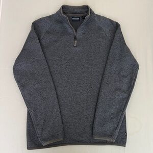 Dockers Quarter-Zip Sweater (Blue, Mens M)